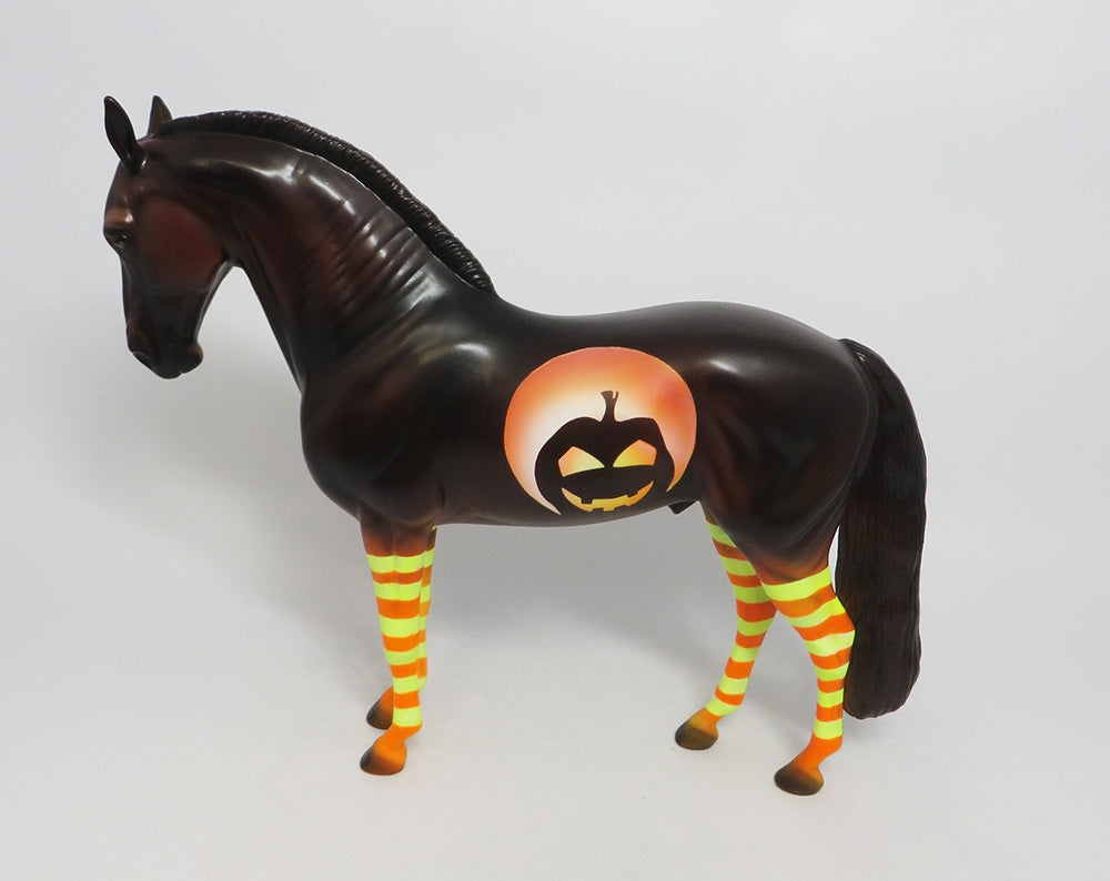 SPOOKSTER-LE-5- ORANGE ANDALUSIAN DECORATOR BY DAWN QUICK 9/21/18