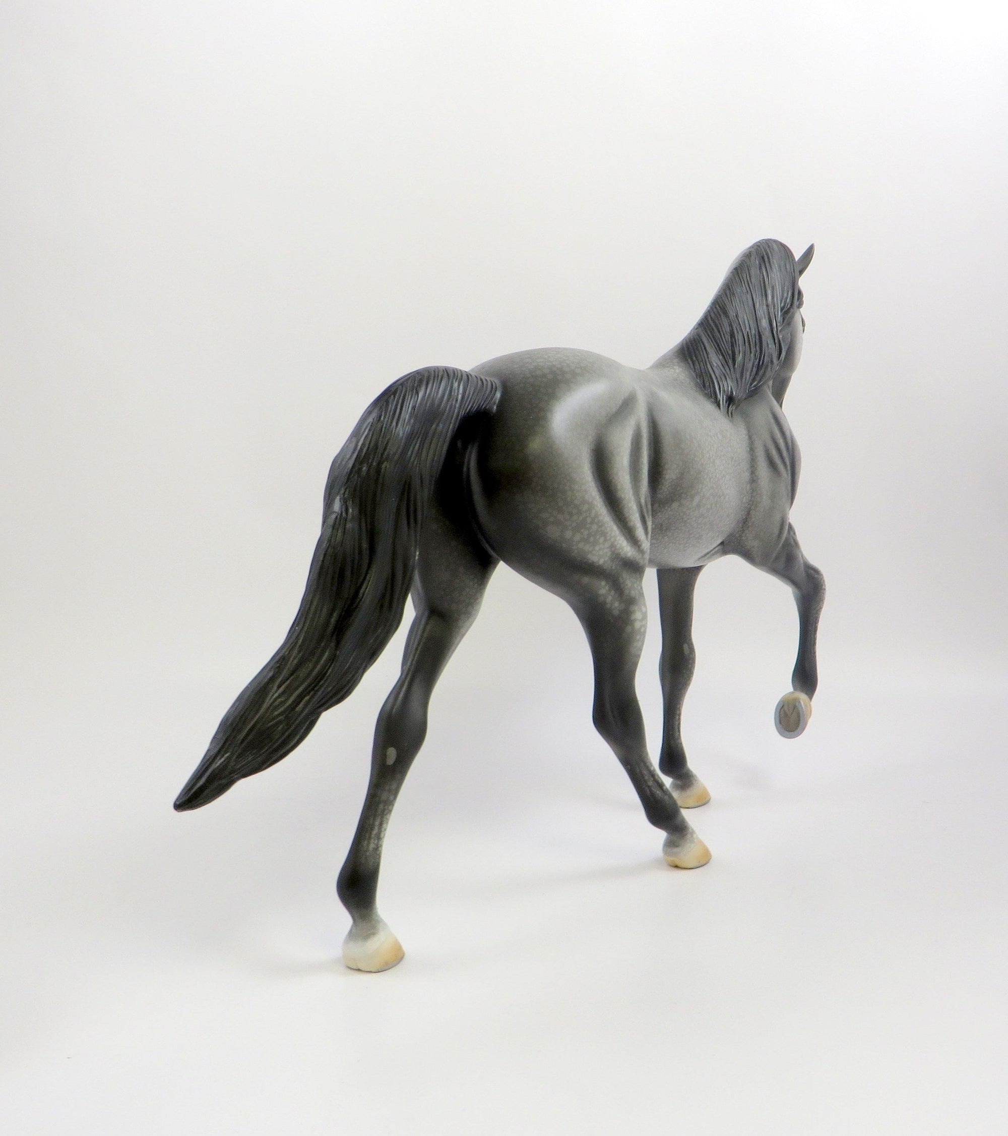 BLUE MOON SURPRISE-OOAK BLUE ROAN TENNESSEE WALKER MODEL HORSE BY AL 6/13/19