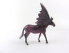 GODRIC-OOAK DARK PURPLE MULE BAT CHIP DECORATOR BY KAYLA WESSE MM19