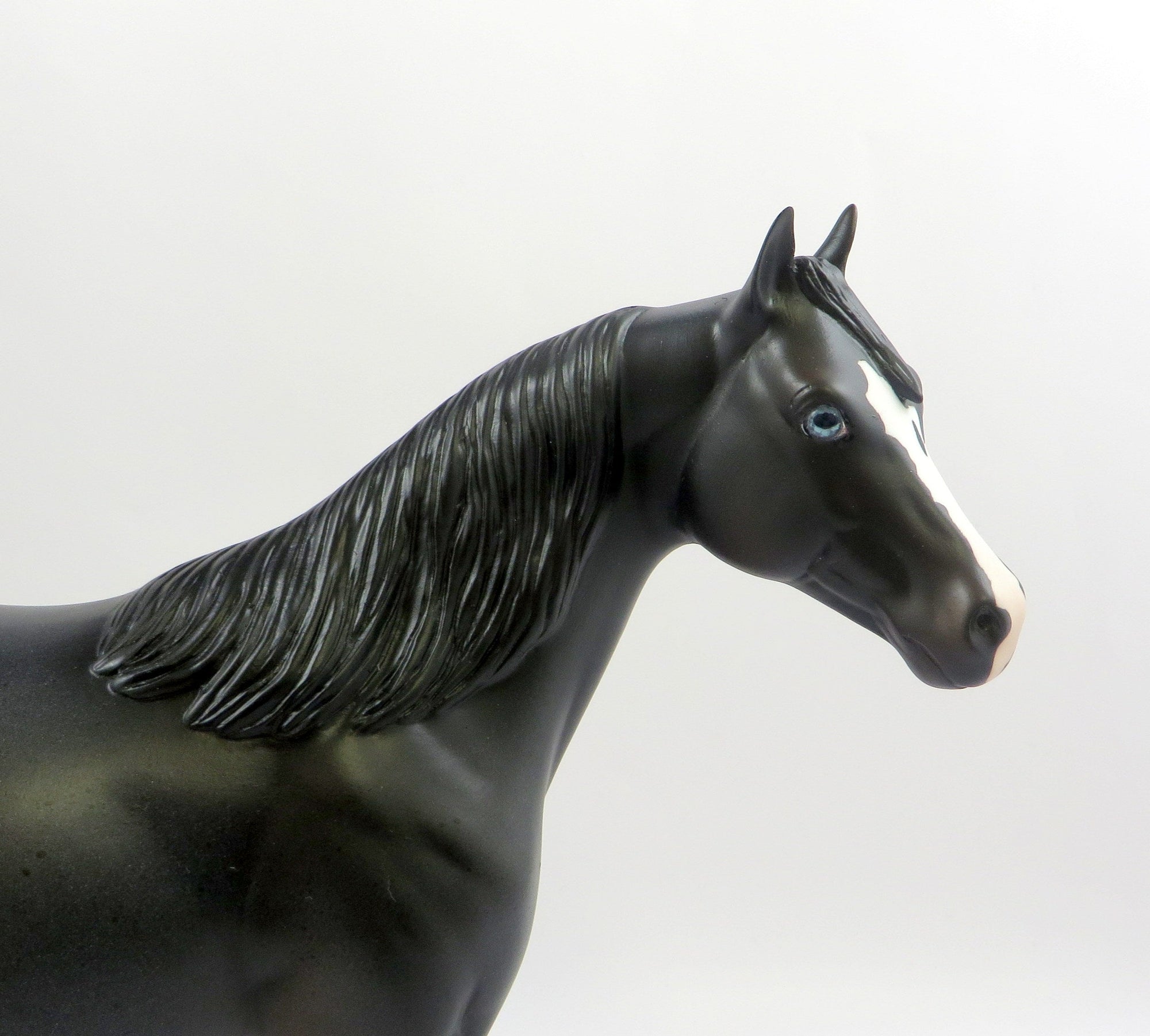 MOVING VIOLATION-OOAK BLACK PAINT ISH MODEL HORSE 6/14/19