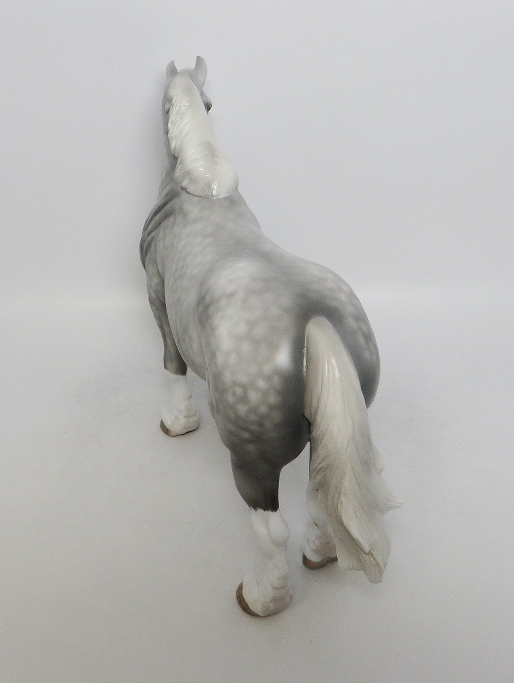 CORAL-OOAK DAPPLE GREY HEAVY DRAFT MARE BY SHERYL LEISURE 9/21/18