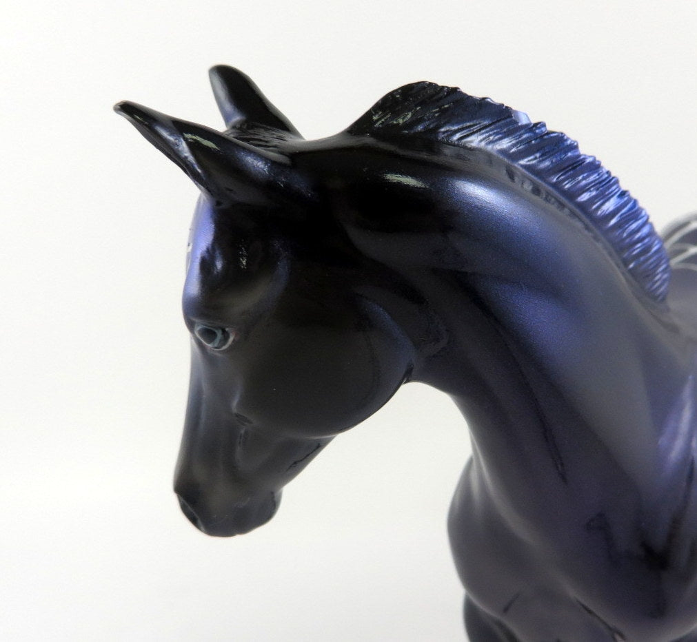 HOCUS POCUS-OOAK DARK PURPLE WEANLING DECORATOR BY AUDREY DIXON MM19