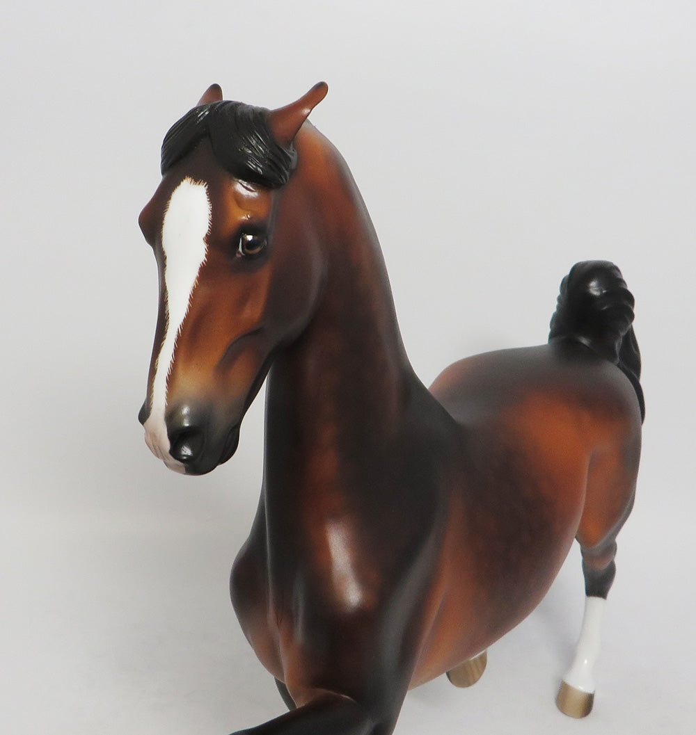 GOBLIN- OOAK DAPPALE BAY SADDLEBRED BY SHERYL LESUIRE 9/21/2018