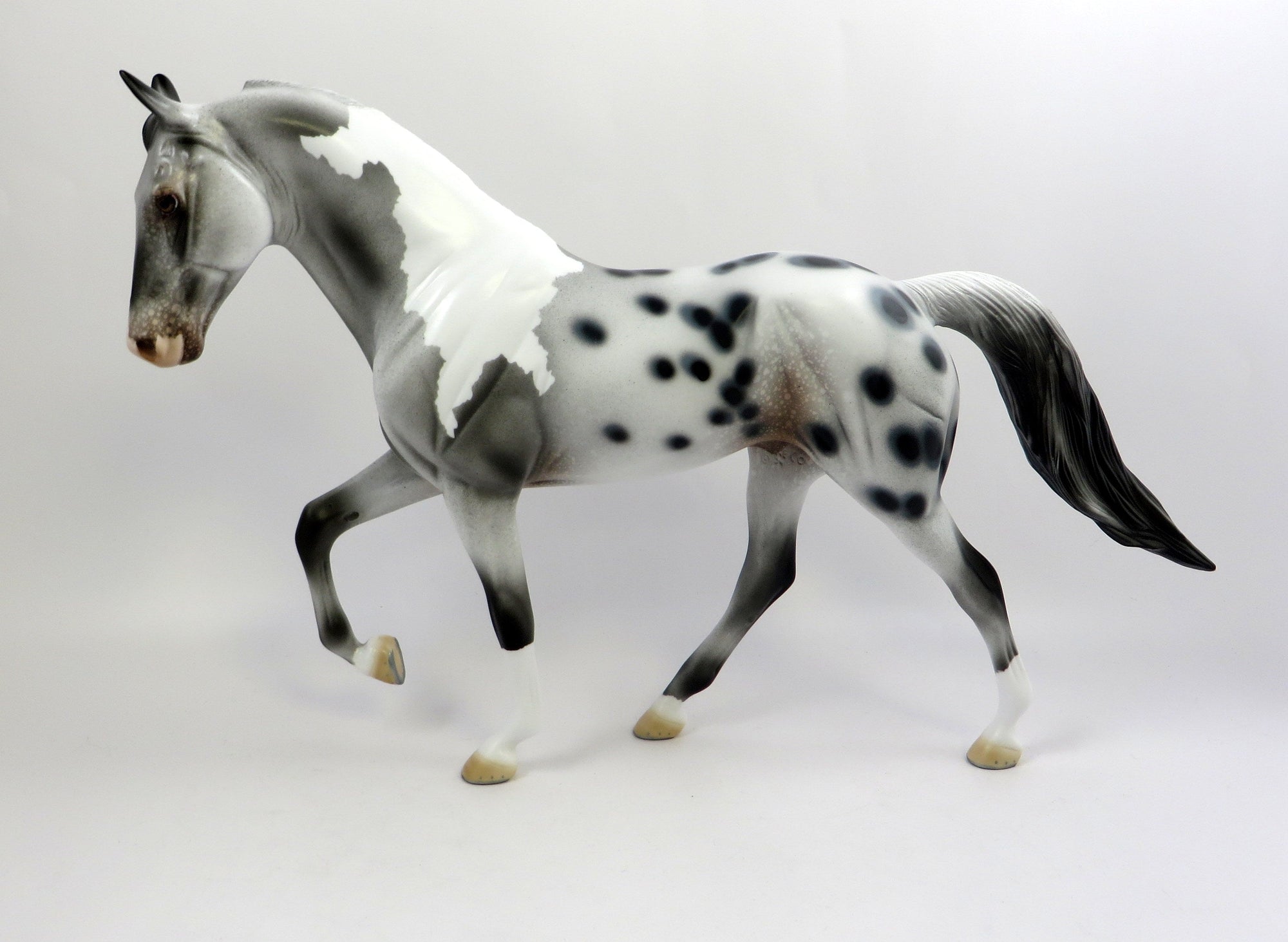 JESTER-OOAK PINTALOOSA TENNESSEE WALKER MODEL HORSE EQ 2019