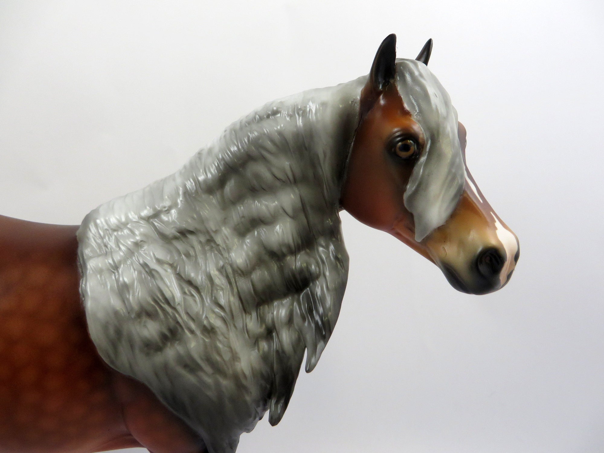 WARRIOR SOUL-OOAK DAPPLE SILVER BAY ISH MODEL HORSE 6/14/19