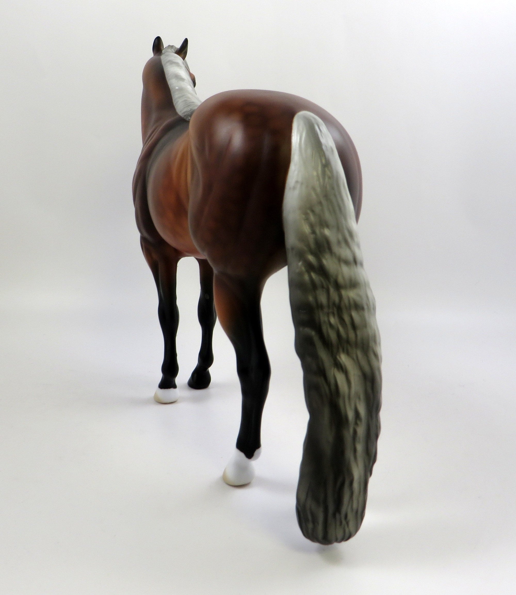 WARRIOR SOUL-OOAK DAPPLE SILVER BAY ISH MODEL HORSE 6/14/19