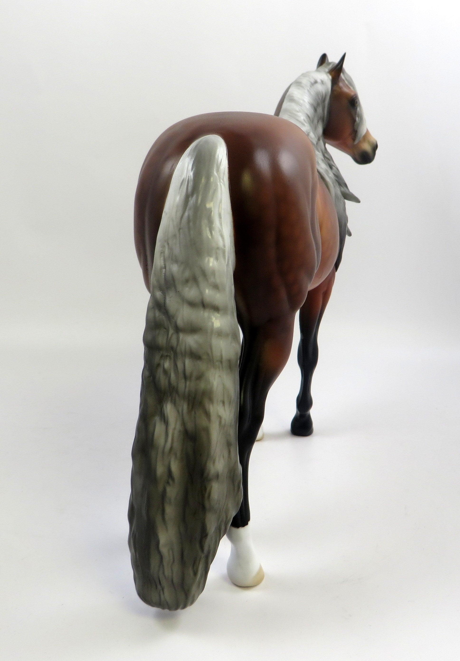 WARRIOR SOUL-OOAK DAPPLE SILVER BAY ISH MODEL HORSE 6/14/19