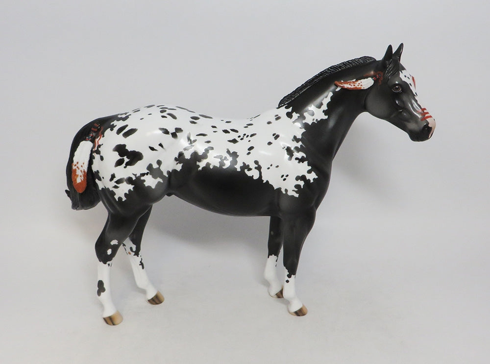 RAVEN- OOAK ISH DECORATOR MODEL HORSE LHS 2018