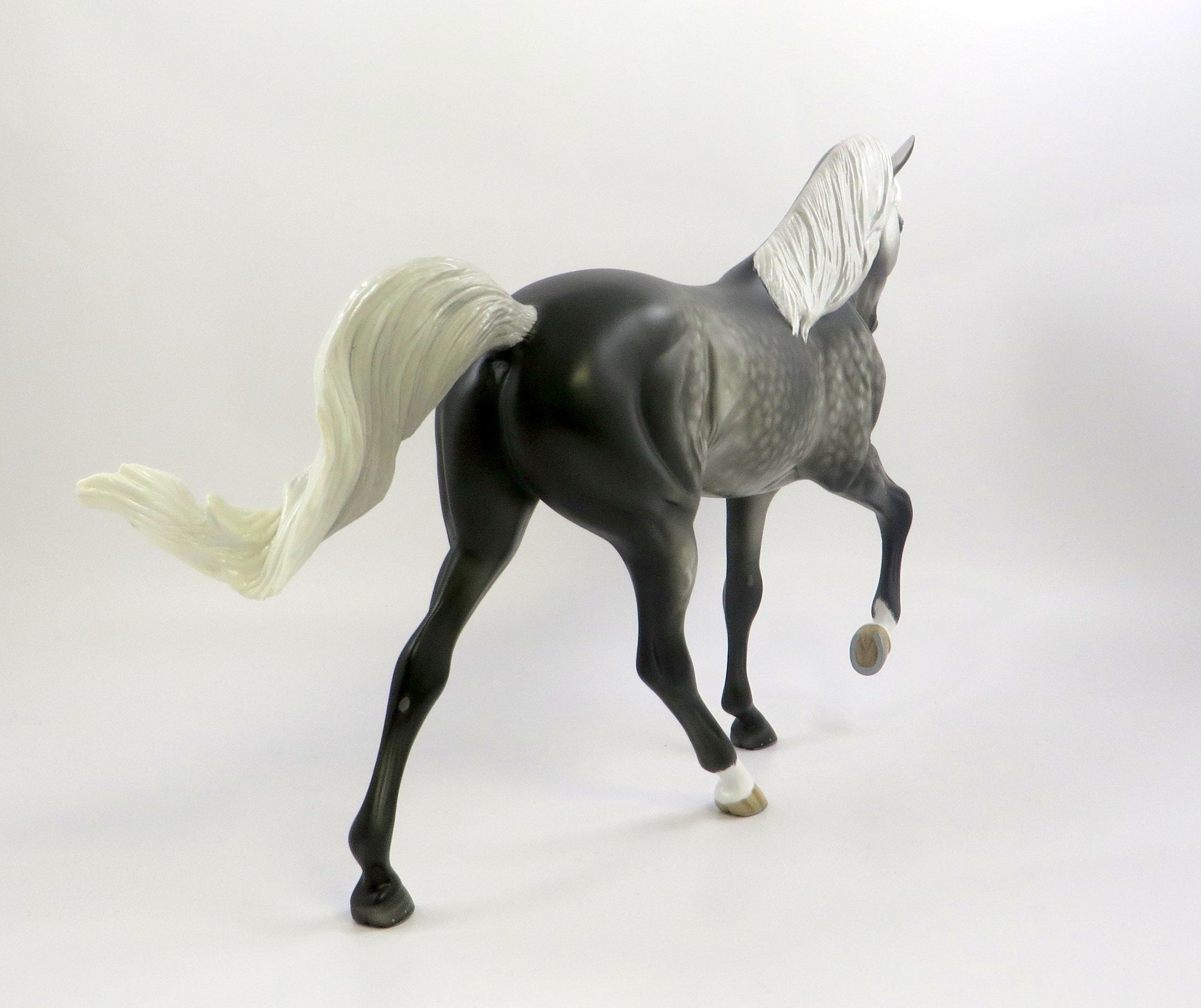 CORSUSCANT-OOAK STAR DAPPLE GREY TENNESSEE WALKER MODEL HORSE EQ 2019