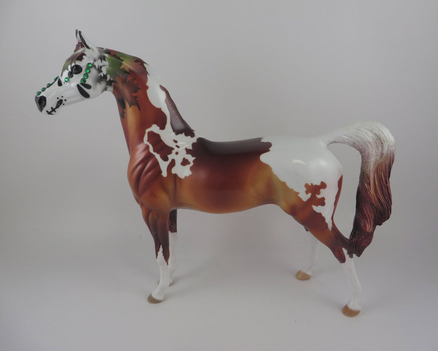 MAPLE SWAY -OOAK CHESTNUT SUGARSKULL  ARABIAN BY DAWN QUICK MM19