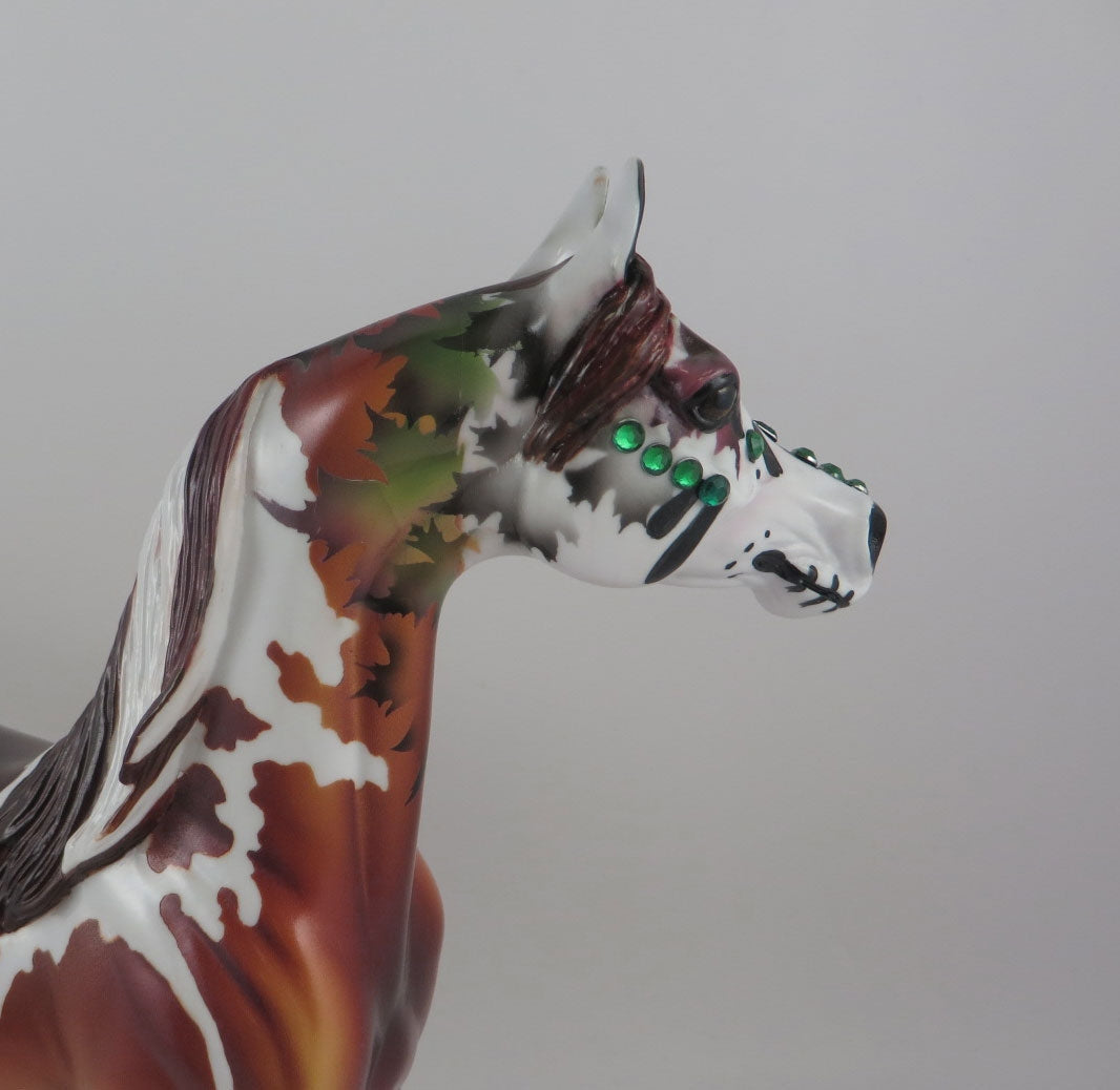 MAPLE SWAY -OOAK CHESTNUT SUGARSKULL  ARABIAN BY DAWN QUICK MM19