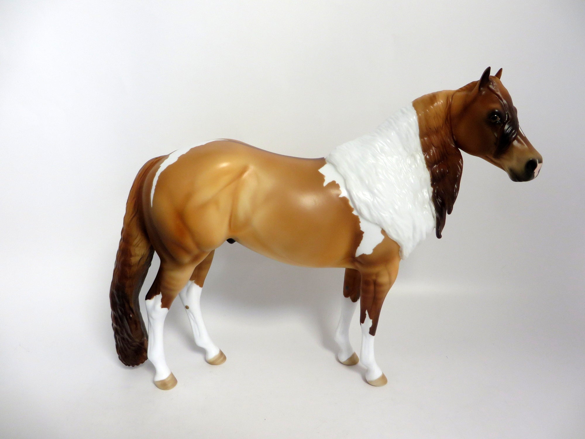 MONEY TALKS-OOAK RED DUN PINTO ISH MODEL HORSE 6/17/19