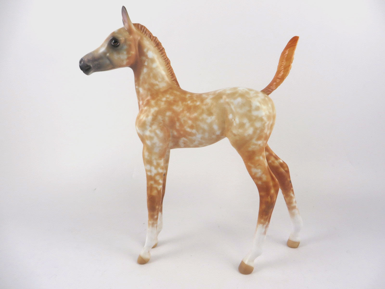 SENORITA-OOAK RED ROAN FOAL MODEL HORSE MM19