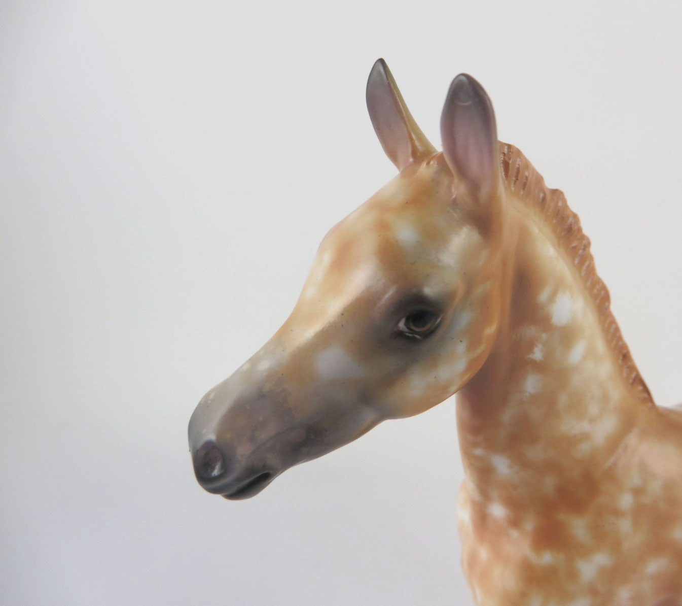 SENORITA-OOAK RED ROAN FOAL MODEL HORSE MM19