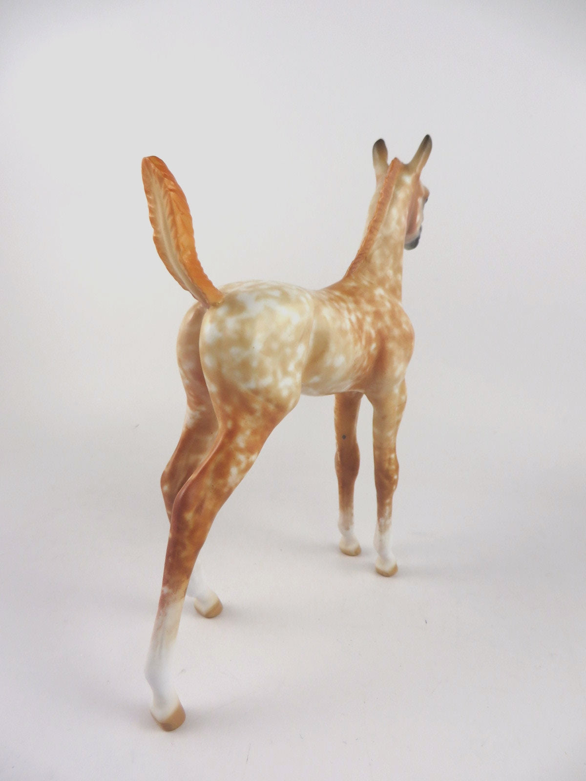 SENORITA-OOAK RED ROAN FOAL MODEL HORSE MM19