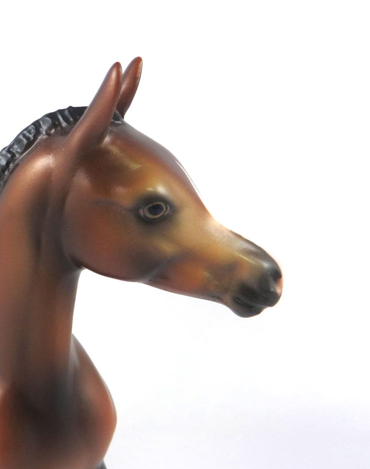 JACKIE O LANTERN-OOAK BAY ARABIAN FOAL BY MELISSA FOX MM19