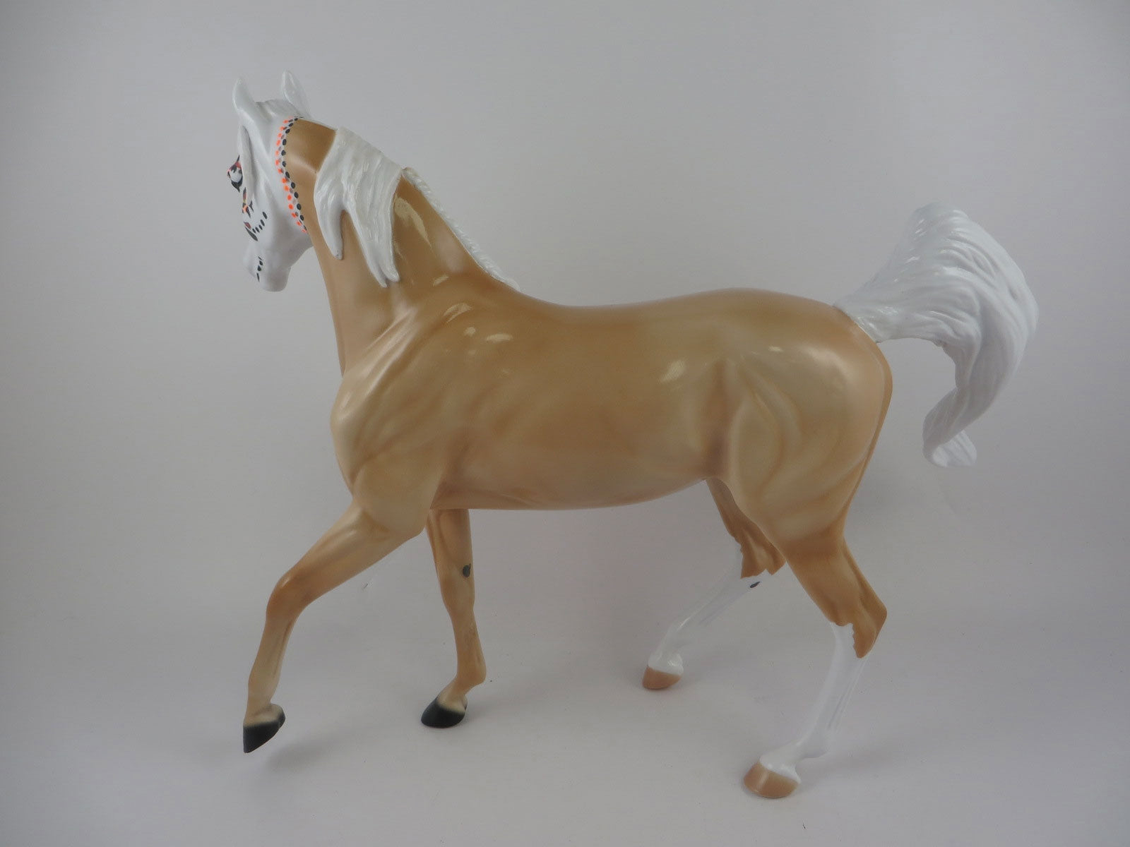 POMOLA - OOAK PALAMINO SUGAR SKULL  ARABIAN MARE BY DAWN QUICK MM 19