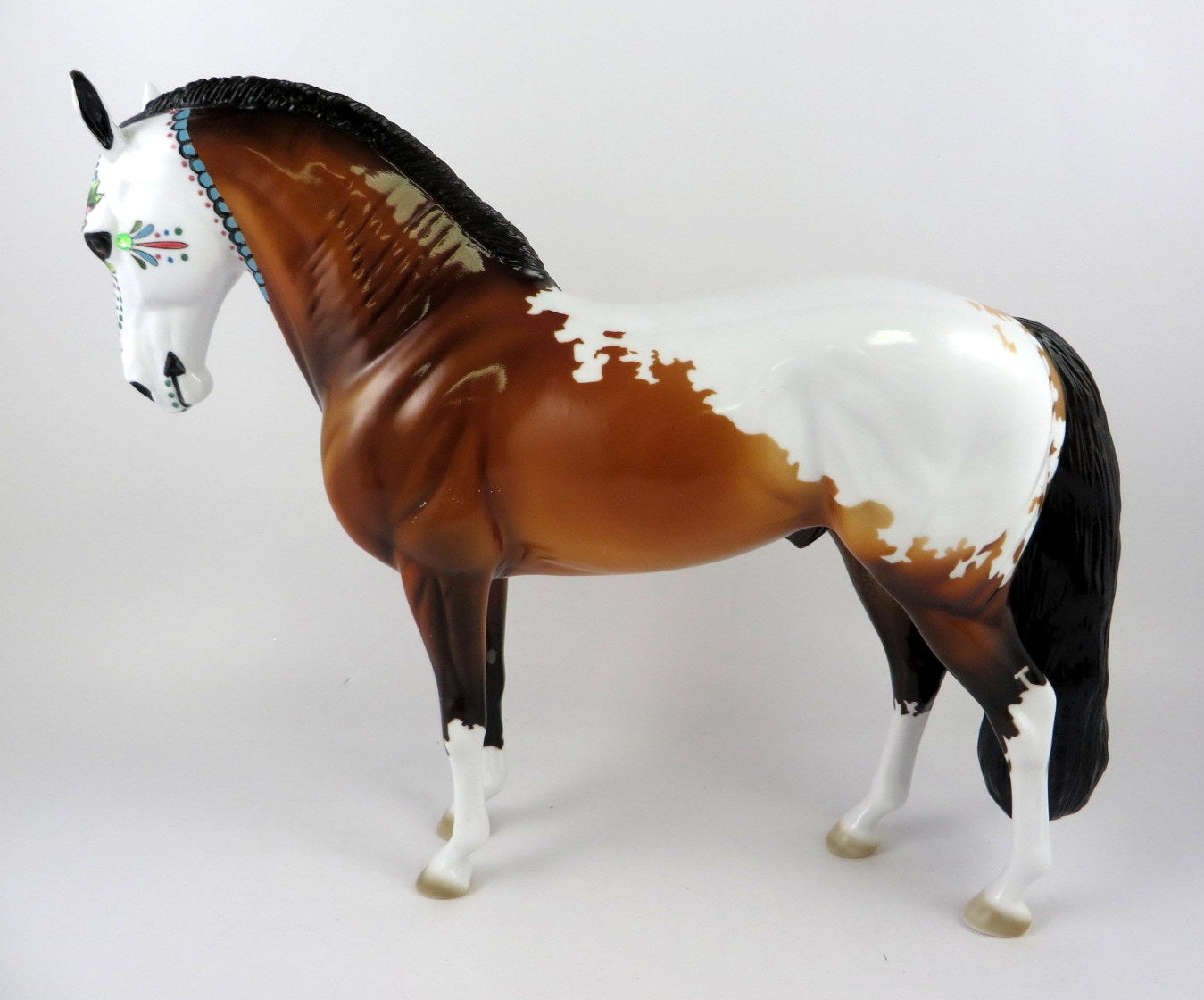 KUJURI-OOAK BAY APPY SUGAR SKULL ANDALUSIAN BY DAWN QUICK MM19