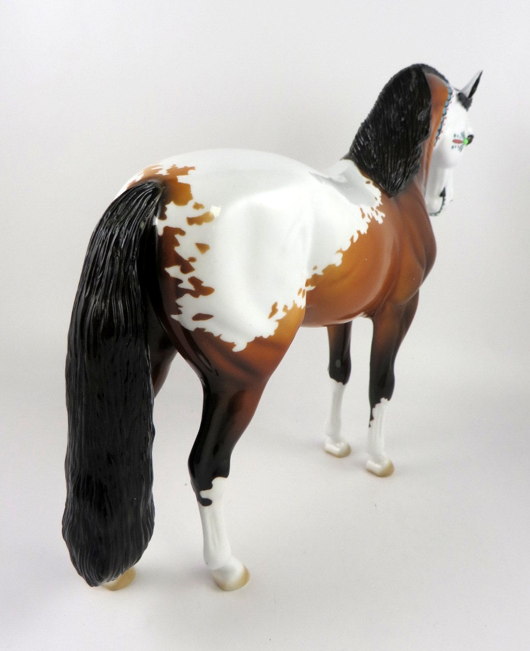 KUJURI-OOAK BAY APPY SUGAR SKULL ANDALUSIAN BY DAWN QUICK MM19