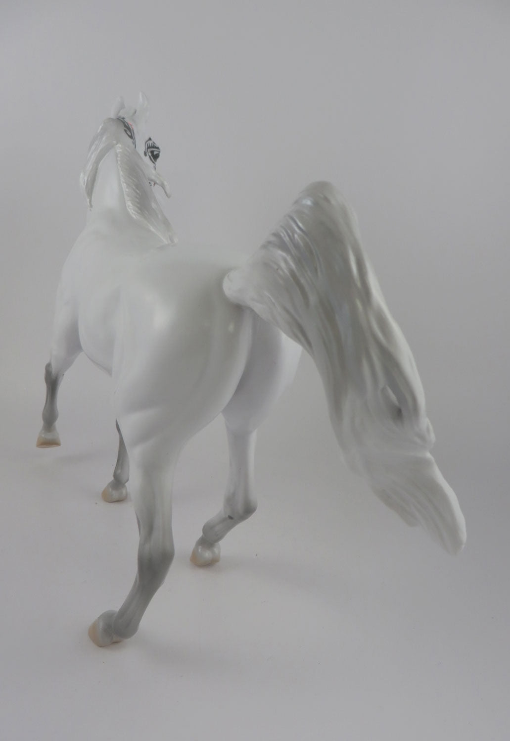 CANOTINA - OOAK WHITE SUGAR SKULL ARABIAN MARE BY DAWN QUICK MM19