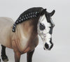 Rosalie- OOAK Halloween decorator Skull  Heavy Drafter Mare- Model Horse 2018