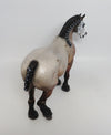 Rosalie- OOAK Halloween decorator Skull  Heavy Drafter Mare- Model Horse 2018