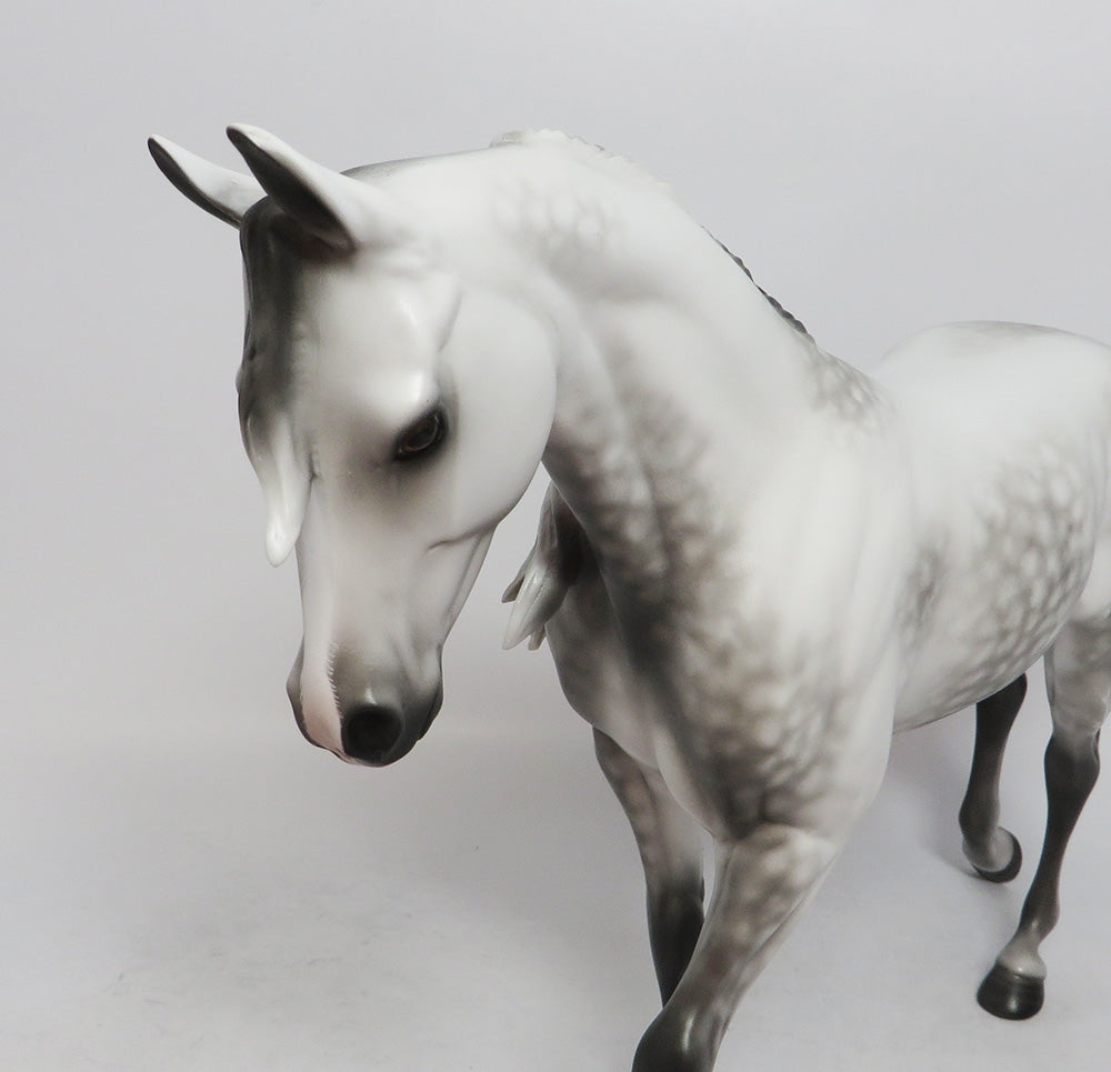 MYSTERY TO ME-OOAK DAPPLE GREY THOROUGHBRED LHS 2018