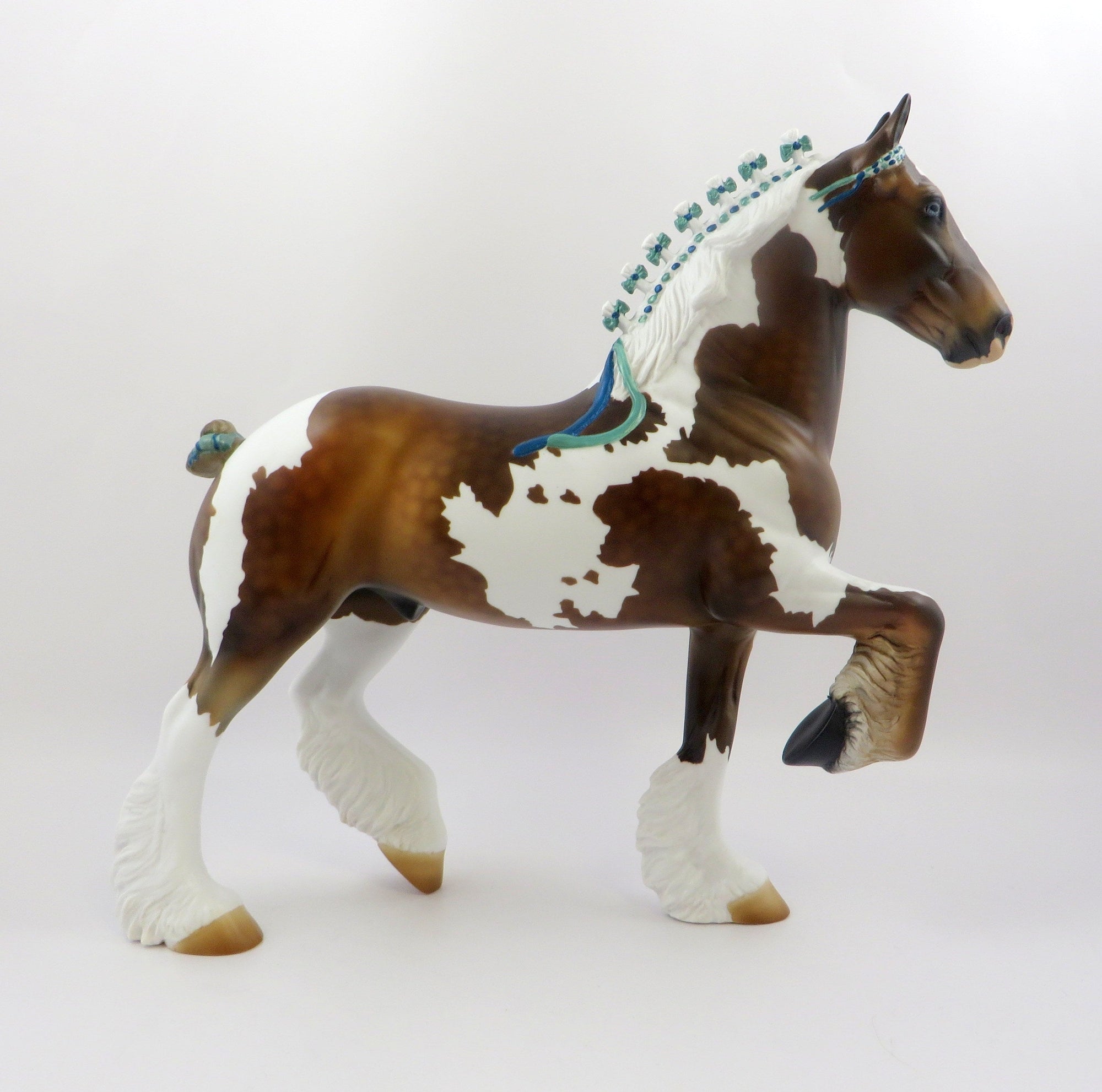 NEVER TO CLEVER-OOAK BAY TOBIANO TROTTING DRAFTER BY AUDREY 6/21/19