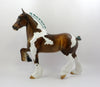 NEVER TO CLEVER-OOAK BAY TOBIANO TROTTING DRAFTER BY AUDREY 6/21/19