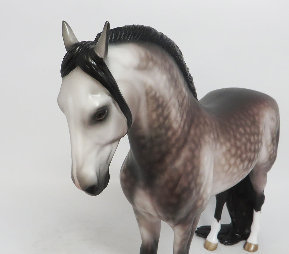 DEEP DARK SECRET-OOAK DAPPLE ROSE GREY ANDALUSIAN LHS 2018