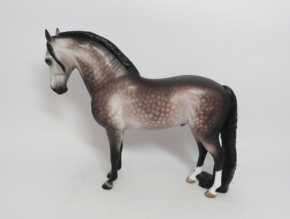 DEEP DARK SECRET-OOAK DAPPLE ROSE GREY ANDALUSIAN LHS 2018