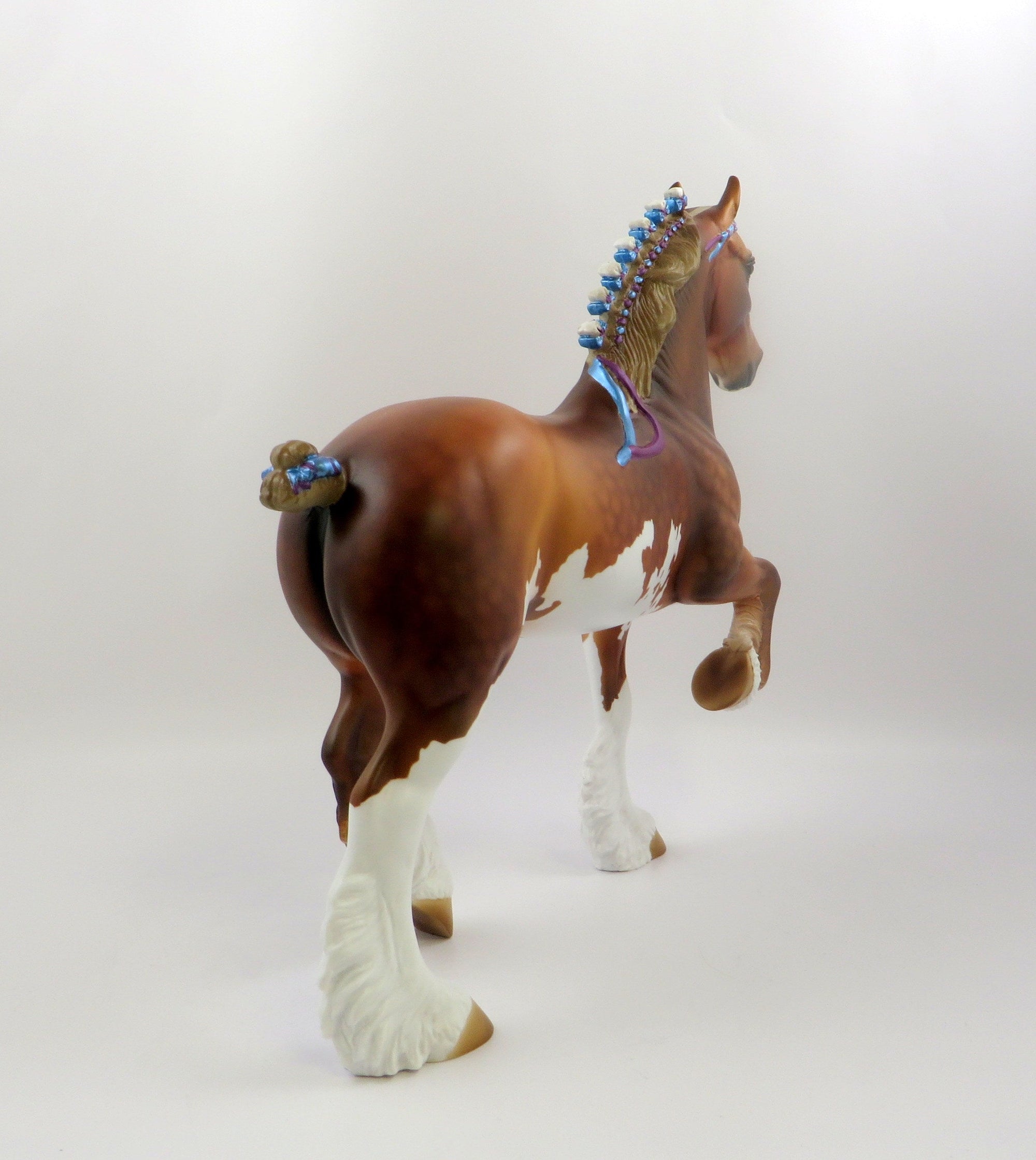 PELIPA-OOAK CHESTNUT PAINT TROTTING DRAFTER BY AUDREY  6/21/19