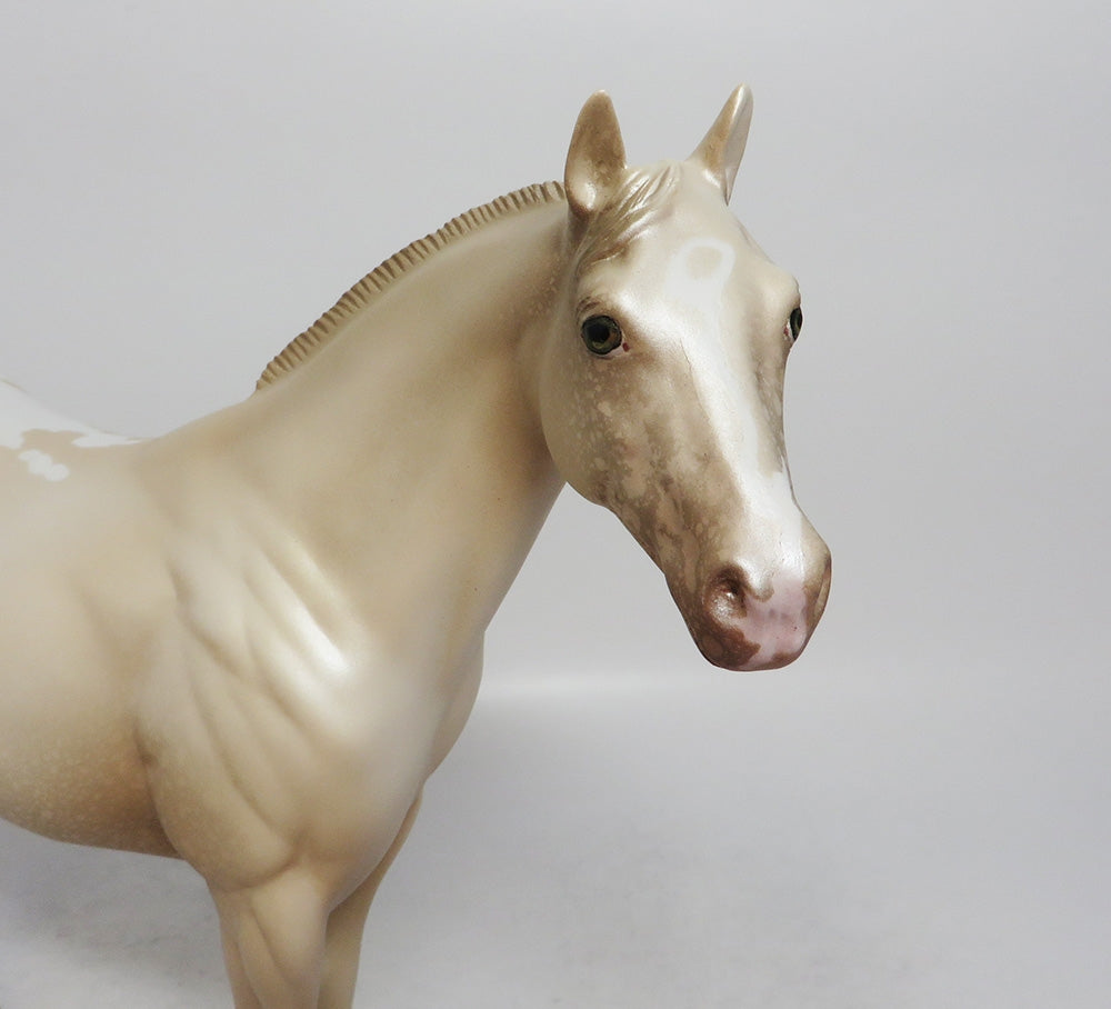 BATGIRL- OOAK CREMELLO ISH HORSE MODEL LHS 2018