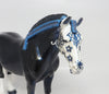 Phoebe- OOAK Halloween Decorator Skull Heavy Draft mare Model Horse 2018