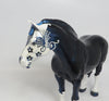 Phoebe- OOAK Halloween Decorator Skull Heavy Draft mare Model Horse 2018