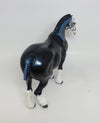 Phoebe- OOAK Halloween Decorator Skull Heavy Draft mare Model Horse 2018