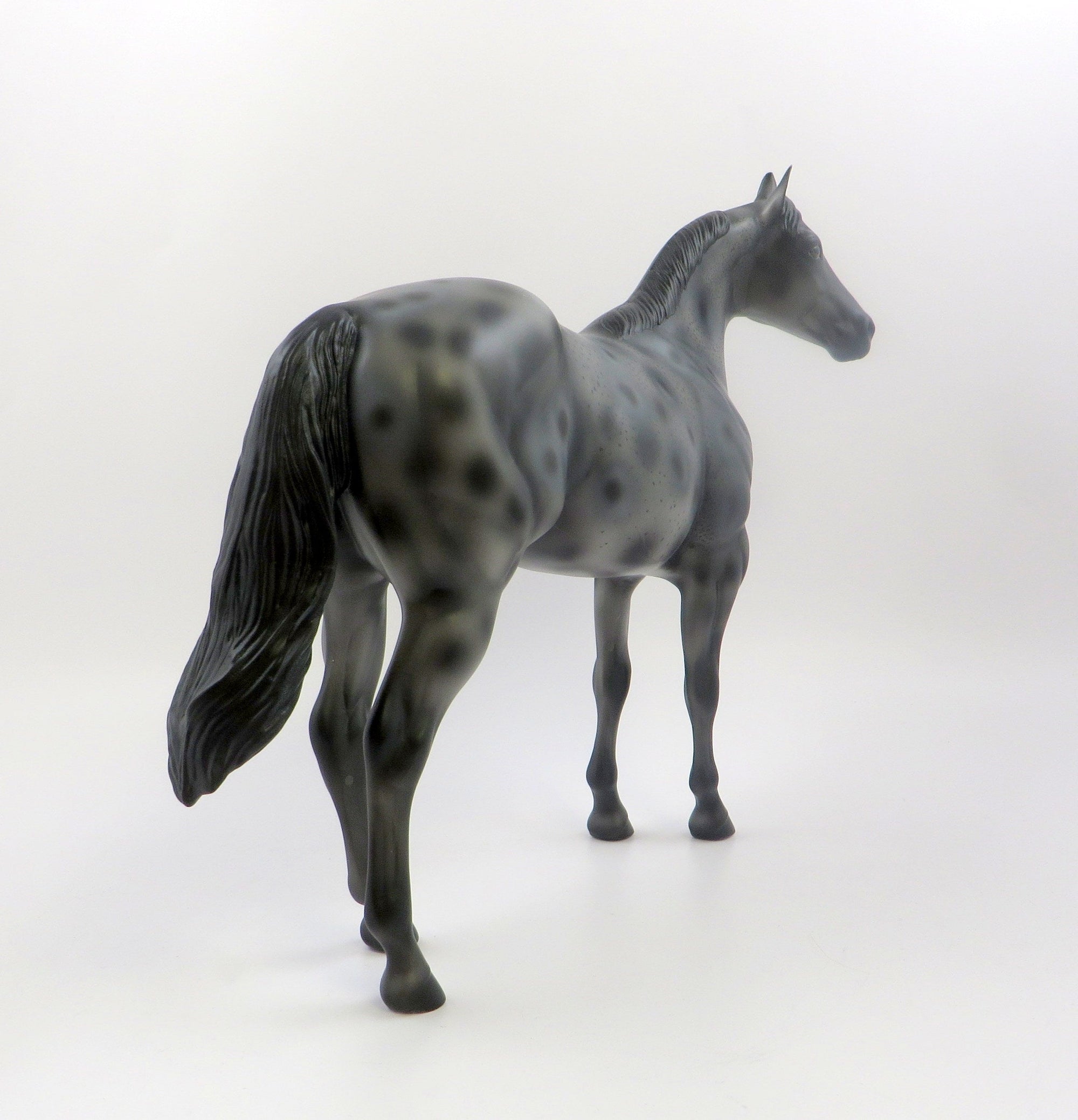 ZOLLIE-OOAK LEOPARD APPALOOSA ISH MODEL HORSE 6/21/19