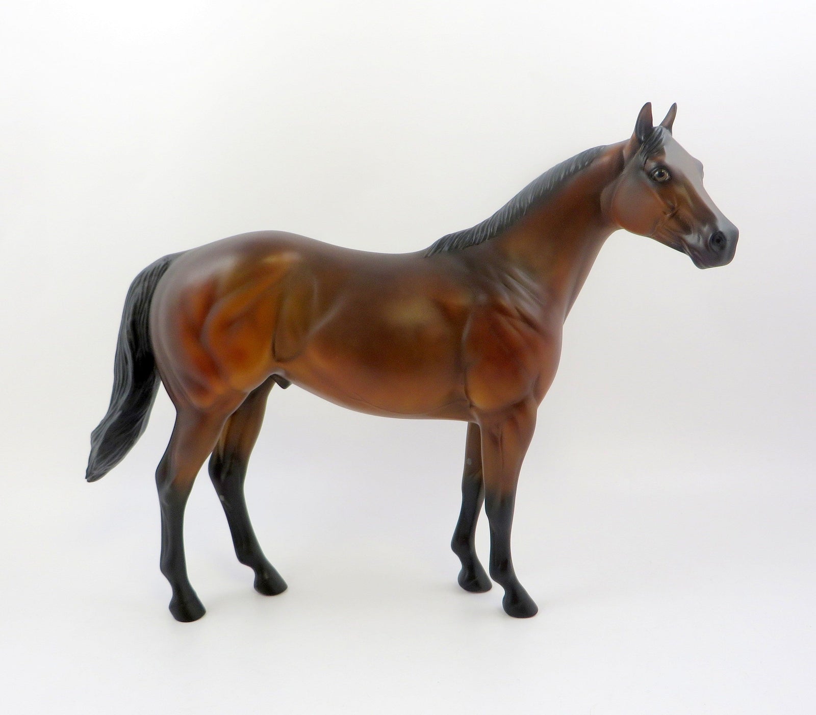 DOBBIN-OOAK BAY ISH MODEL HORSE 6/21/19