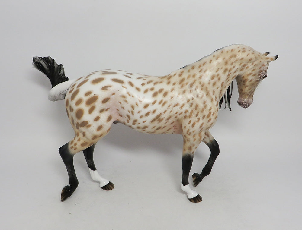 WATCH ME- OOAK PALOMINO APPALOOSA THROUGHBRED MODEL HORSE BY AUDREY DIXON 10/4/2018