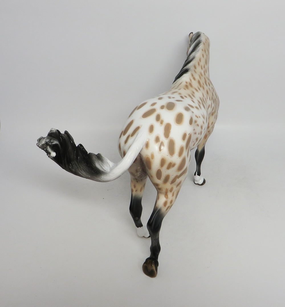 WATCH ME- OOAK PALOMINO APPALOOSA THROUGHBRED MODEL HORSE BY AUDREY DIXON 10/4/2018