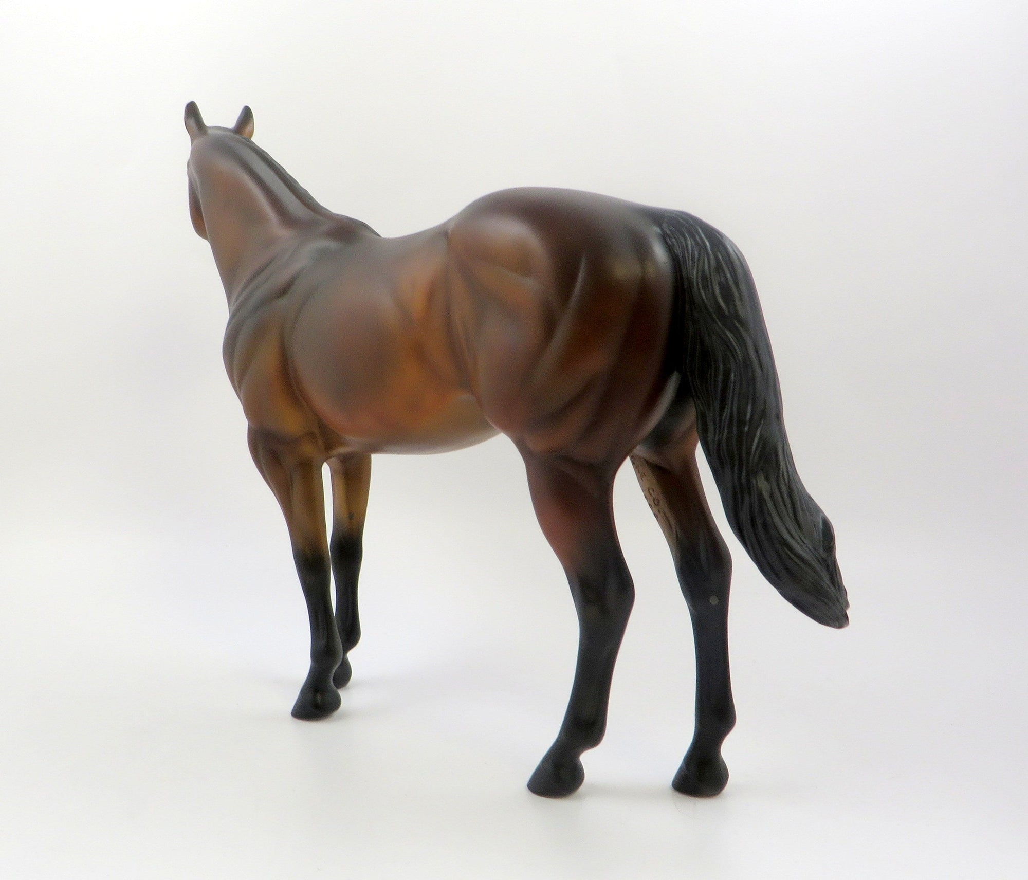DOBBIN-OOAK BAY ISH MODEL HORSE 6/21/19