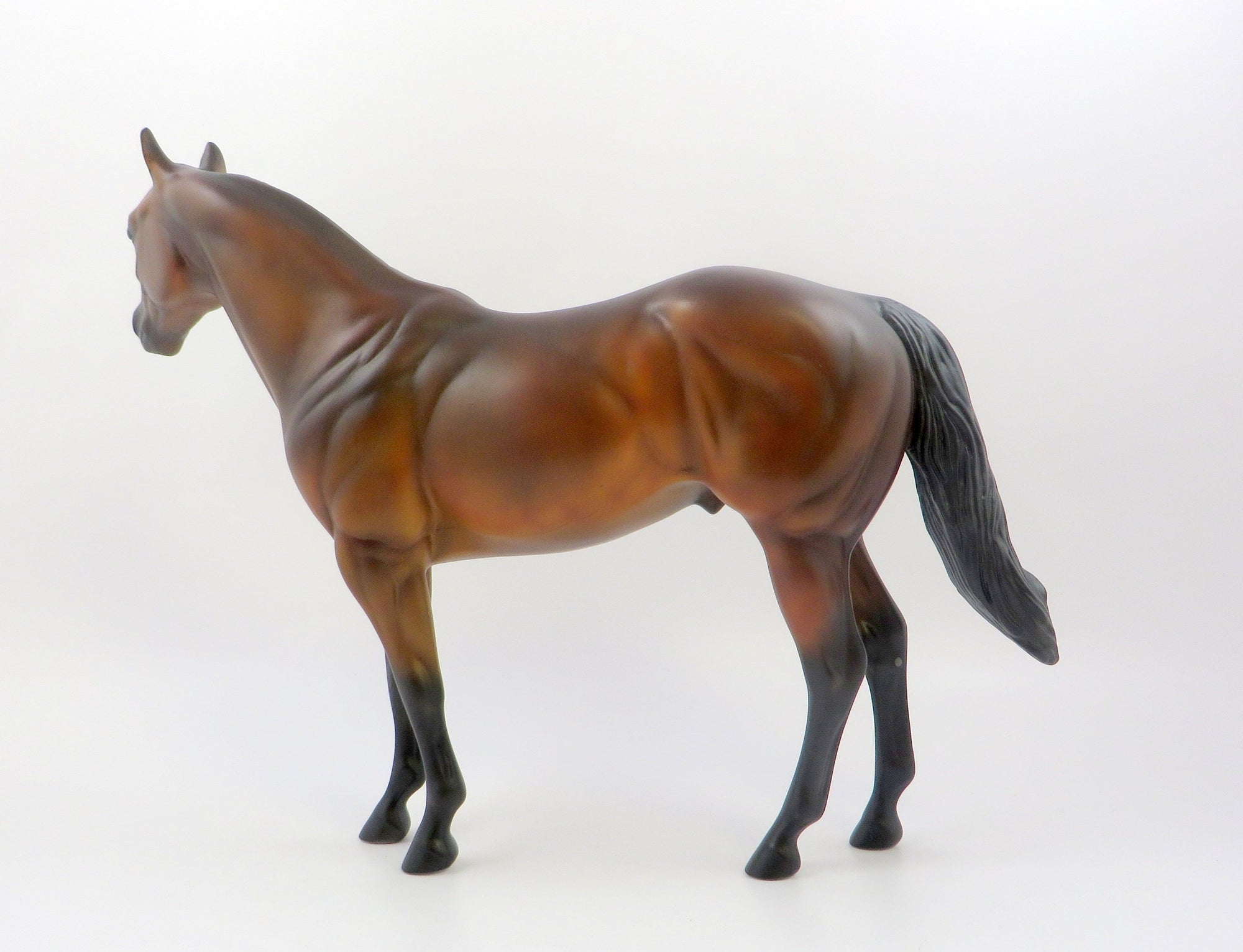 DOBBIN-OOAK BAY ISH MODEL HORSE 6/21/19
