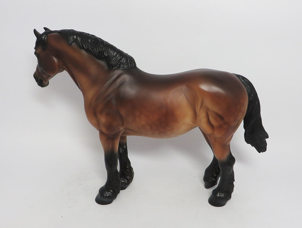 QUE SERA- OOAK BAY DAPPLE HEAVY DRAFT MARE BY AUDREY DIXON 10/4/18