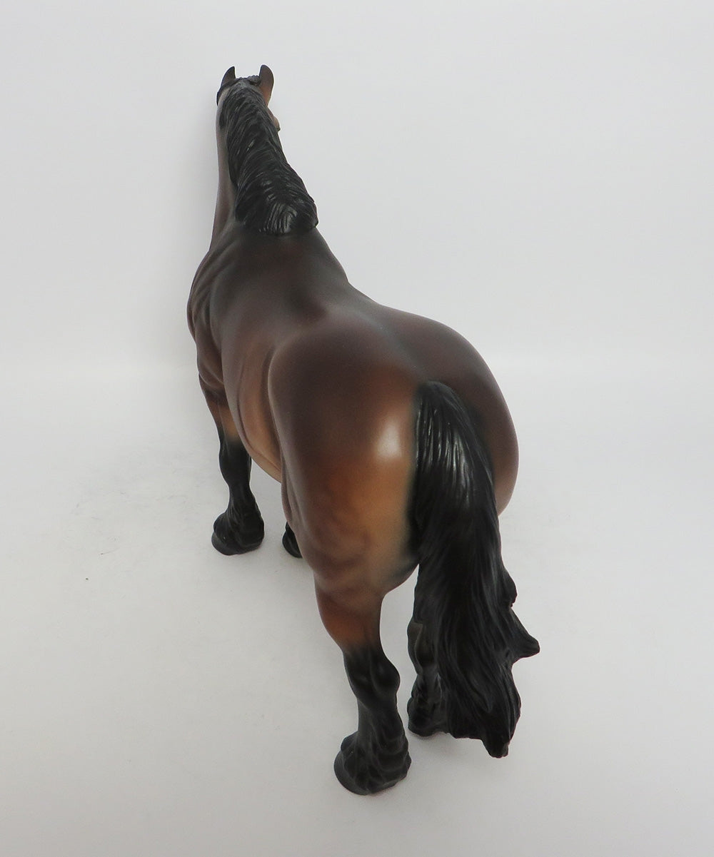 QUE SERA- OOAK BAY DAPPLE HEAVY DRAFT MARE BY AUDREY DIXON 10/4/18