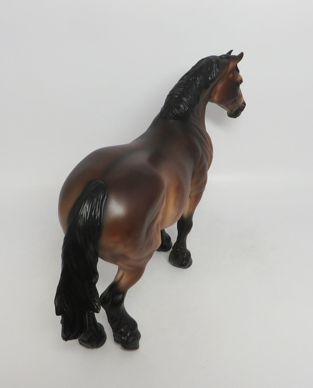 QUE SERA- OOAK BAY DAPPLE HEAVY DRAFT MARE BY AUDREY DIXON 10/4/18