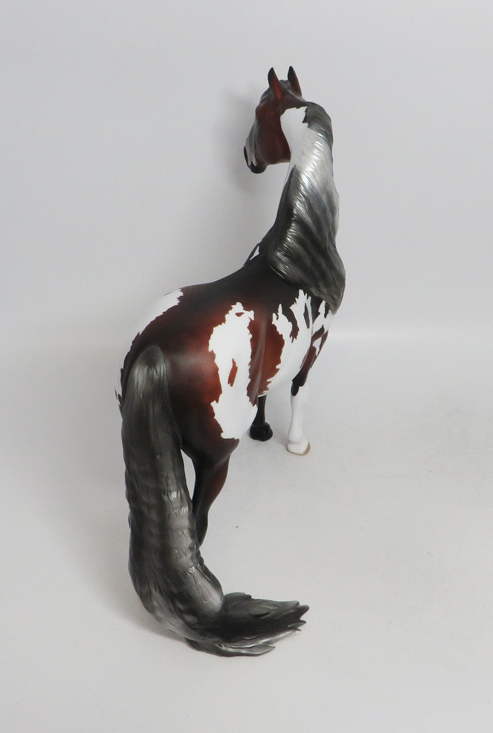 RIVERTON-OOAK DAPPLE SILVER BAY PINTO MORGAN MODEL HORSE 10/12/18
