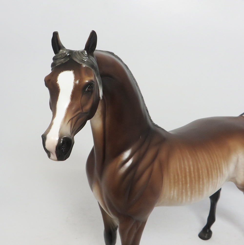 STEALTHY- OOAK BAY ROBICANO ARABIAN HORSE MODEL BY SHERYL LEISURE 10/4/2018