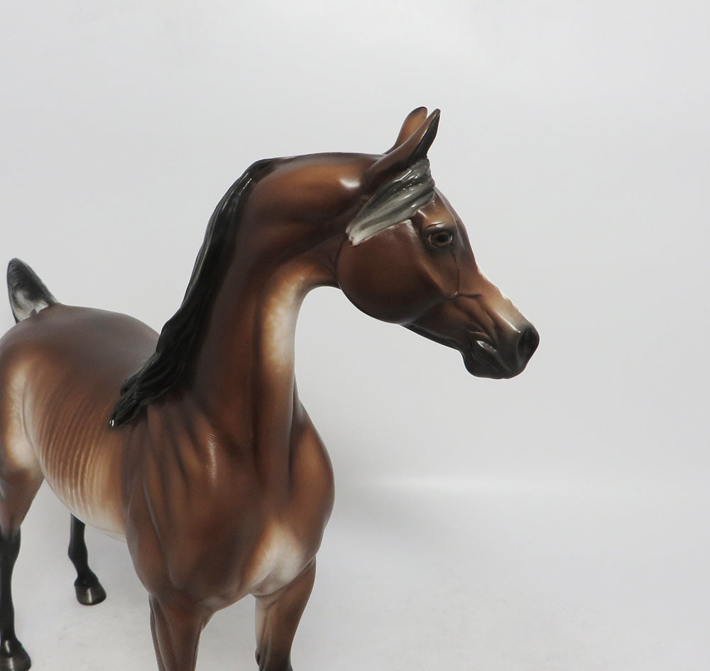 STEALTHY- OOAK BAY ROBICANO ARABIAN HORSE MODEL BY SHERYL LEISURE 10/4/2018