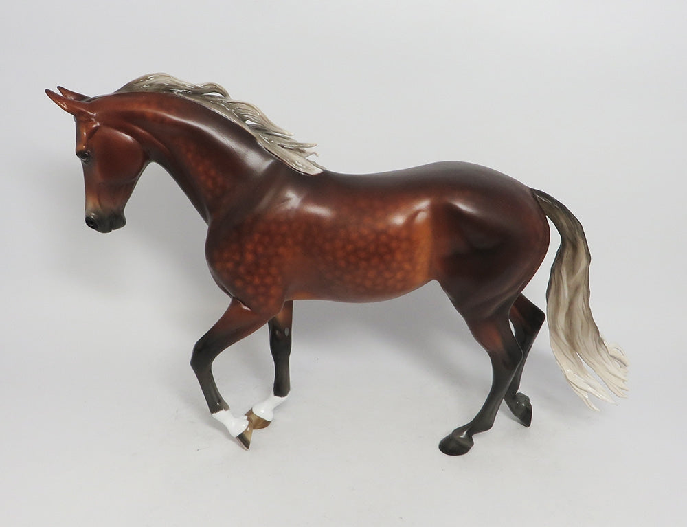 FACETIOUS- OOAK SILVER BAY DAPPLE THOROUGHBRED BY SHERLY LEISURE 10/4/2018