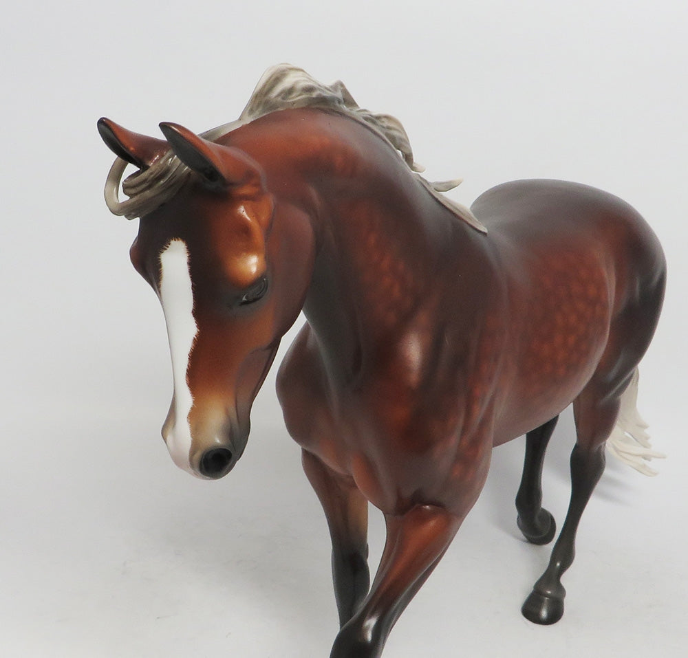 FACETIOUS- OOAK SILVER BAY DAPPLE THOROUGHBRED BY SHERLY LEISURE 10/4/2018
